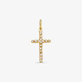 Pingente Cruz com Diamantes em Ouro Amarelo 18K