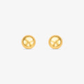 Brinco Bola em Ouro Amarelo 18K, 8.5mm
