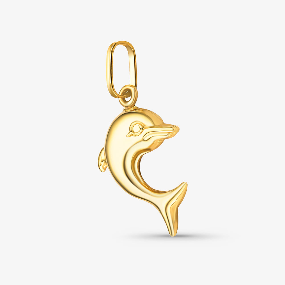Pingente Golfinho II em Ouro Amarelo 18K