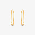 Brinco Argola Fio Reto em Ouro Amarelo 18K
