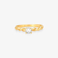 Anel Torcido em Ouro Amarelo 18K