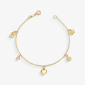 Pulseira Ping Infantil em Ouro Amarelo 18K