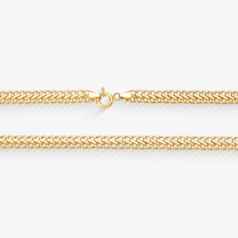 Corrente Lacraia Oca em Ouro Amarelo 18K, 71cm