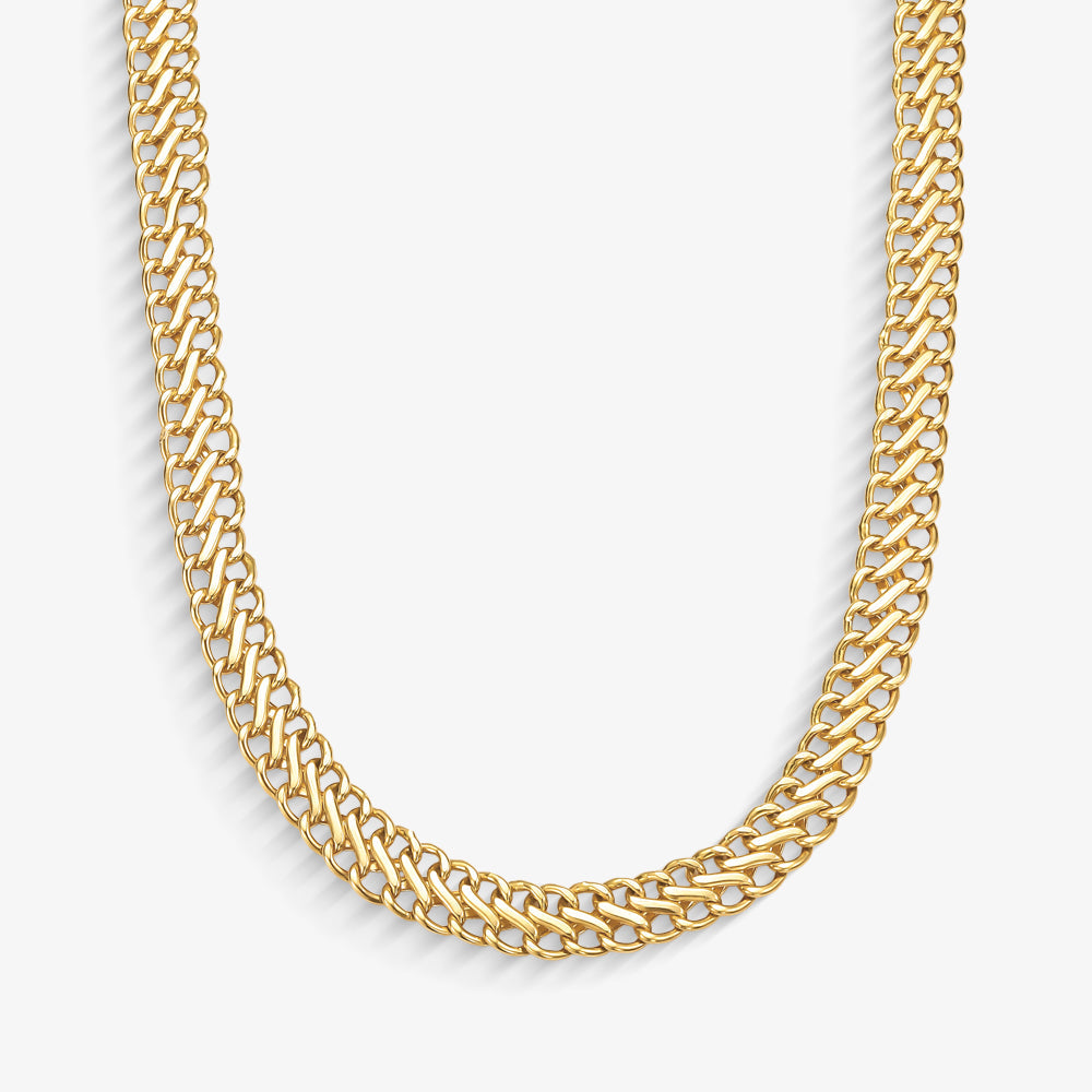 Corrente Lacraia Oca em Ouro Amarelo 18K, 71cm