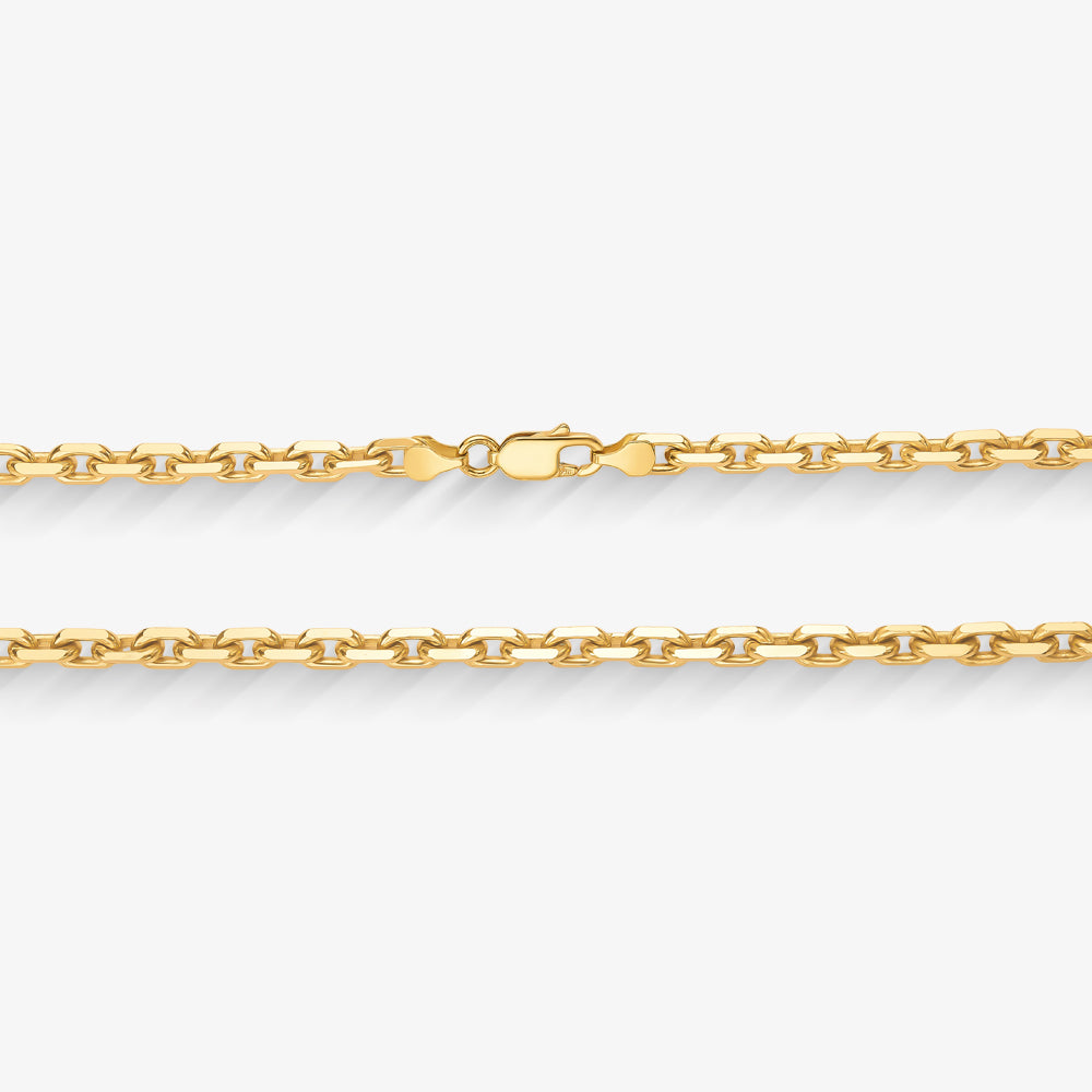 Corrente Cartier Cadeado Maciça em Ouro Amarelo 18K, 70cm