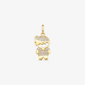Pingente Menino com Pedra em Ouro Amarelo 18K
