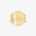Anel São Bento Vazado em Ouro Amarelo 18K