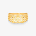 Anel com Cruz Vazado em Ouro Amarelo 18K