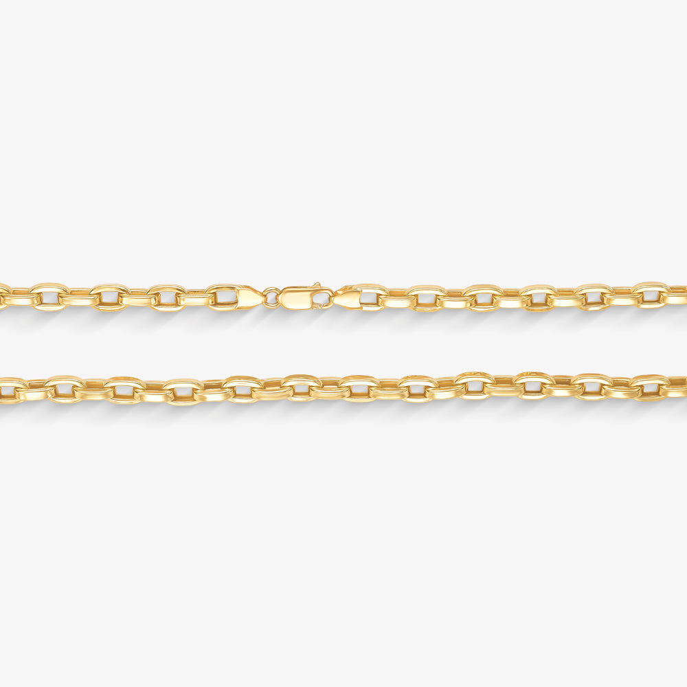 Corrente Cartier Alongada Oca em Ouro Amarelo 18K, 70cm