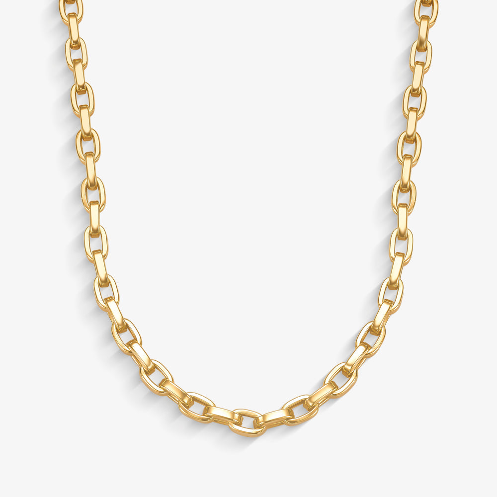 Corrente Cartier Alongada Oca em Ouro Amarelo 18K, 70cm