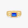 Anel Formatura Engenharia em Ouro Amarelo 18K