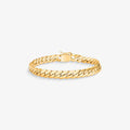 Pulseira Grumet Dupla Oca em Ouro Amarelo 18K, 18cm