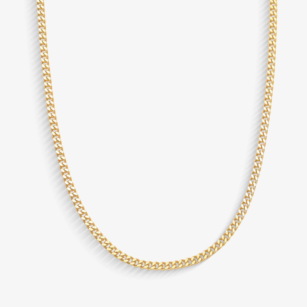 Corrente Grumet Maciça em Ouro Amarelo 18K, 70cm