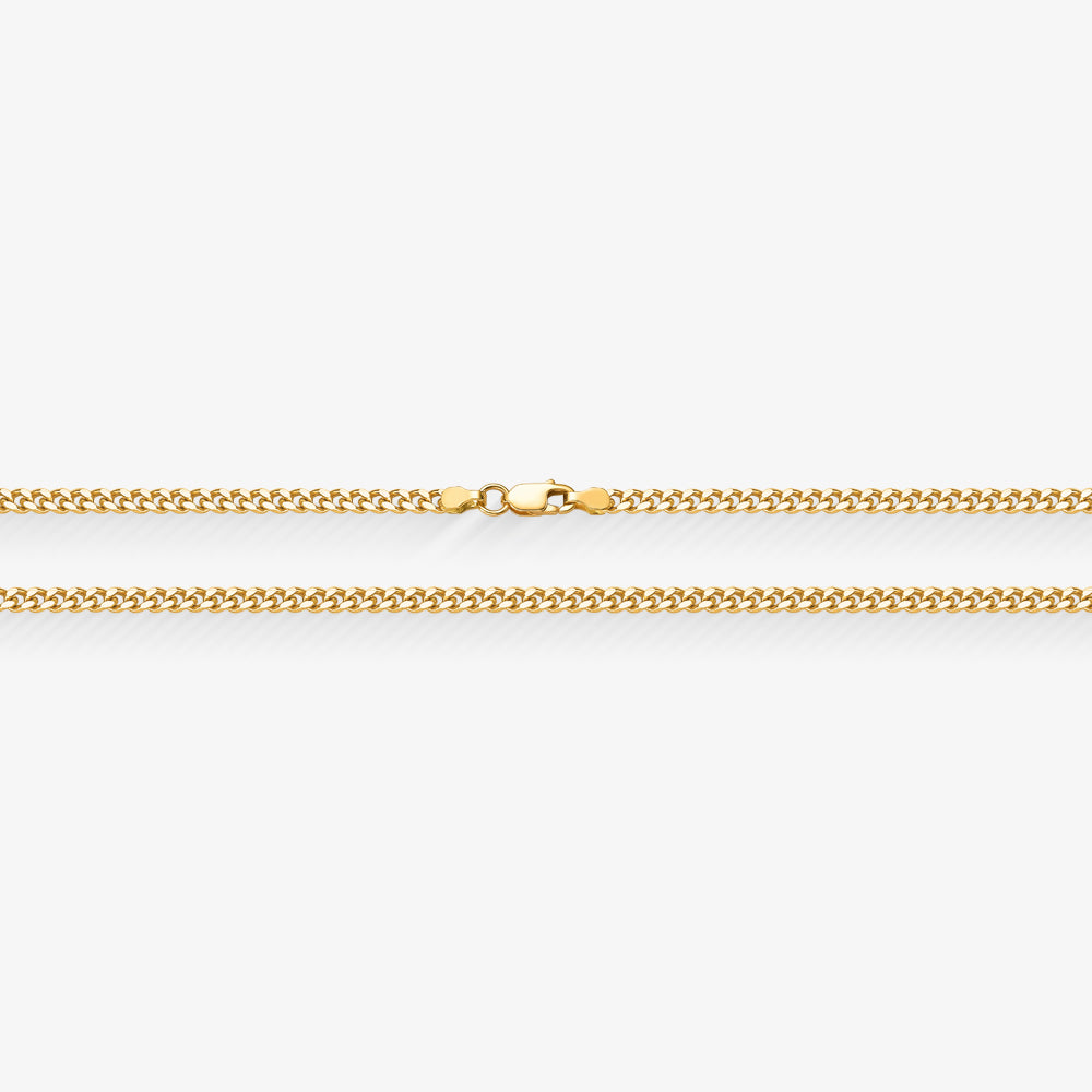 Corrente Grumet Maciça em Ouro Amarelo 18K, 70cm