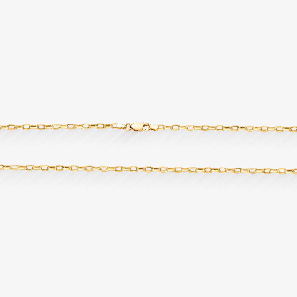Corrente Cartier Caixa Oca em Ouro Amarelo 18K, 60cm