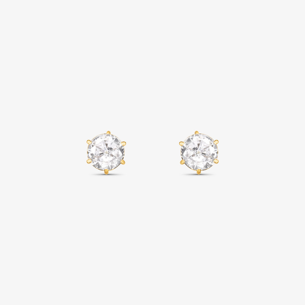 Brinco Ponto de Luz em Ouro Amarelo 18K
