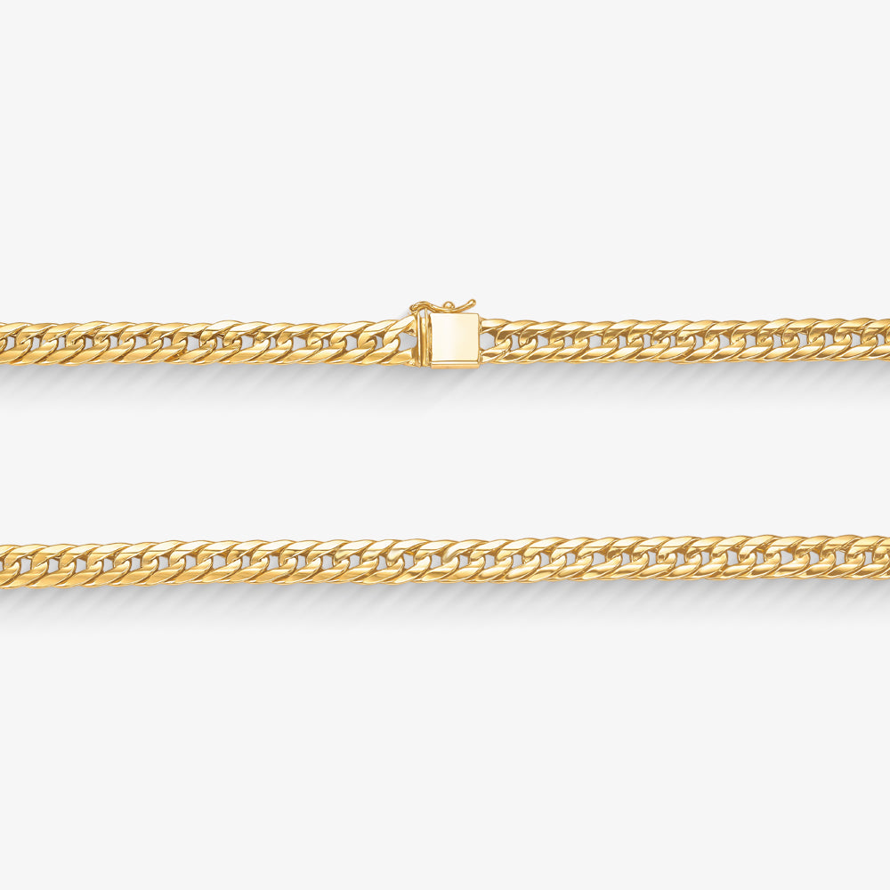 Corrente Grumet Oca Valeta em Ouro Amarelo 18K, 60cm