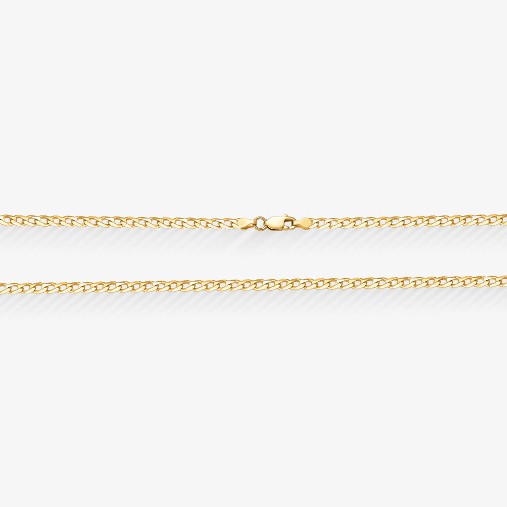 Corrente Grumet Maciça em Ouro Amarelo 18K, 60cm