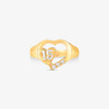 Anel de 15 Anos com Diamantes Naturais em Ouro Amarelo 18K