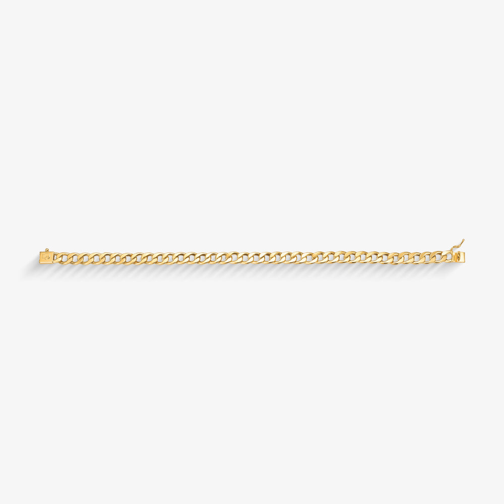 Pulseira Grumet 6,5mm em Ouro Amarelo 18K, 21,5cm