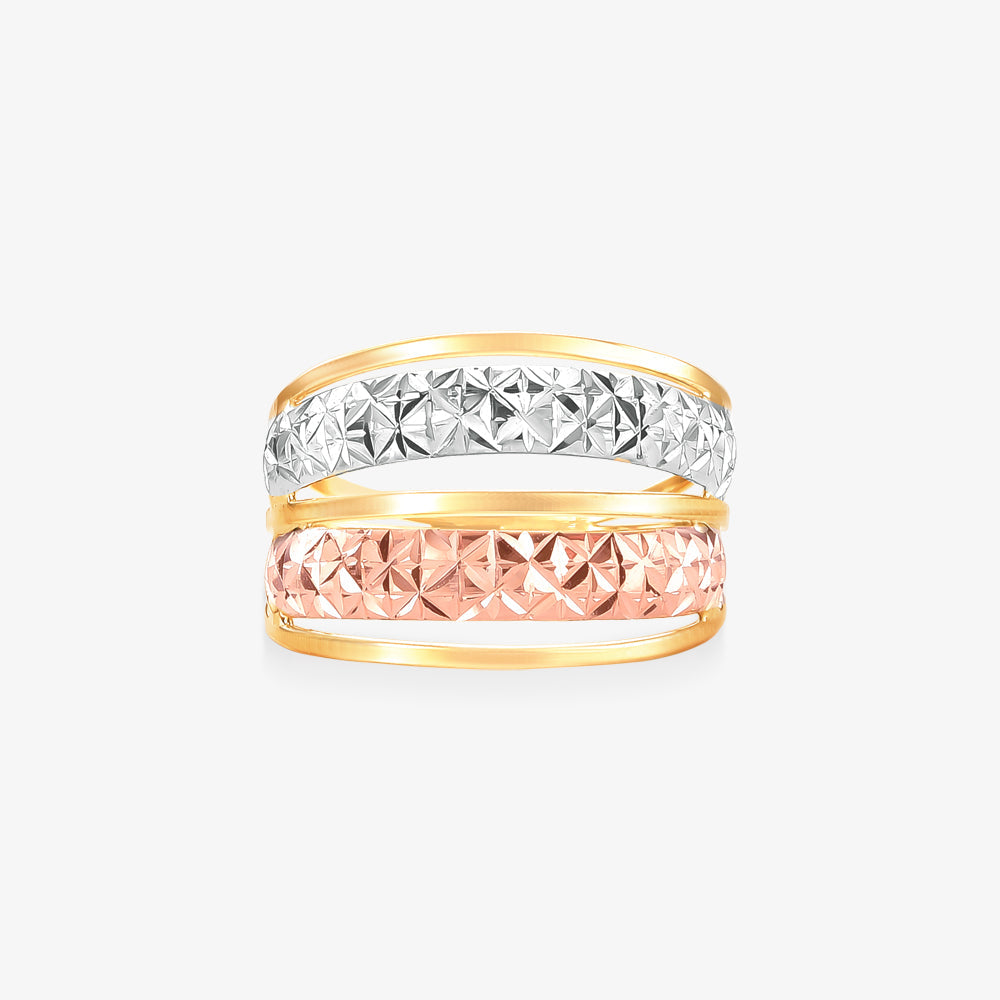 Anel Estamparia 2,0g Ouro Amarelo 18K
