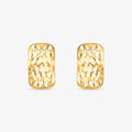 Brinco S Estamparia em Ouro Amarelo 18K