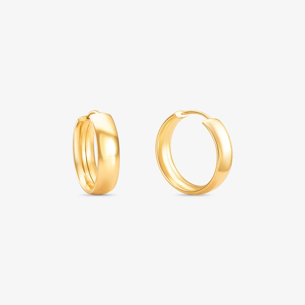 Brinco Argola Fio Comfort em Ouro Amarelo 18K