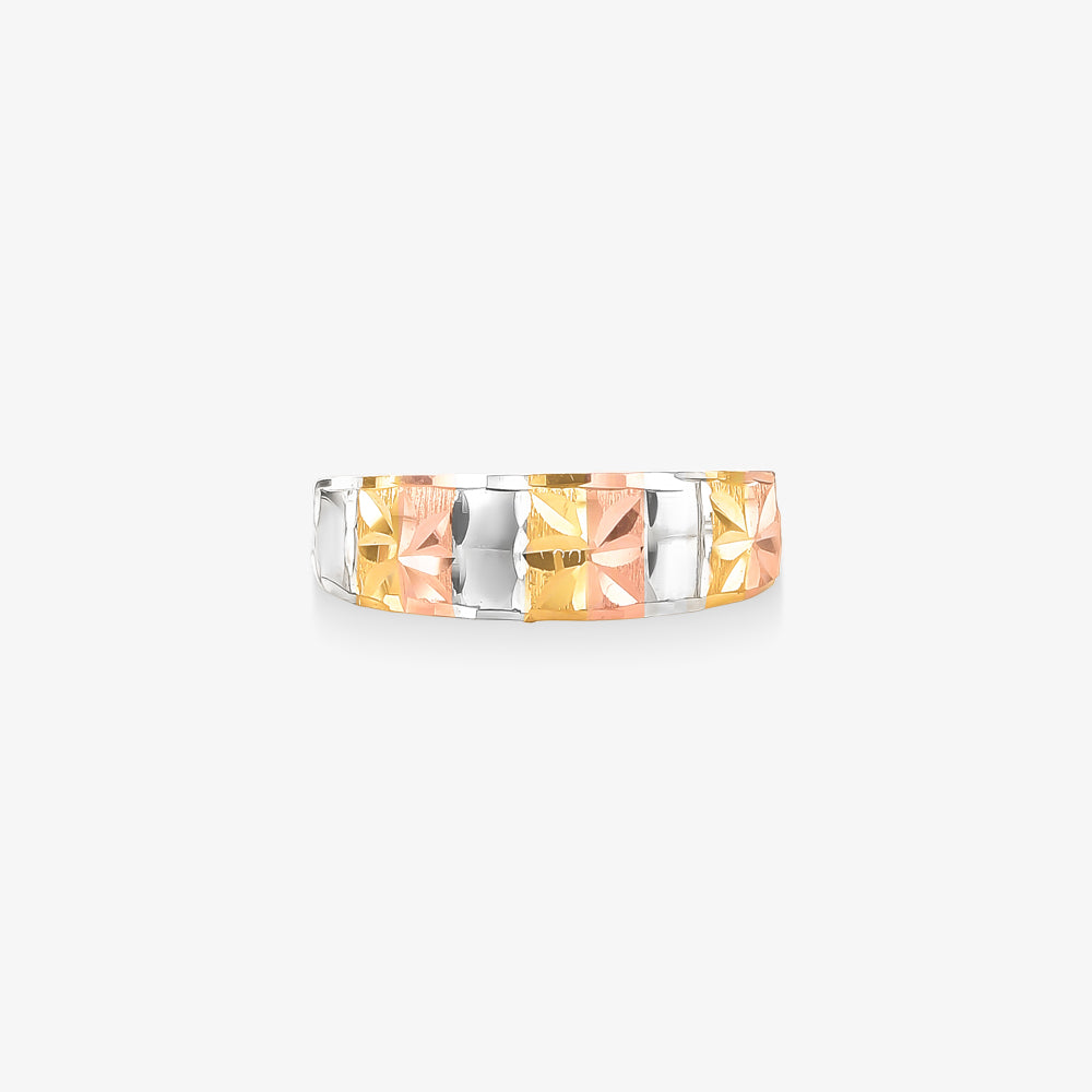 Anel Estamparia em Ouro Amarelo 18K