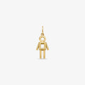 Pingente Palito Menino em Ouro Amarelo 18K
