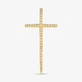 Pingente Cruz com Diamantes em Ouro Amarelo 18K