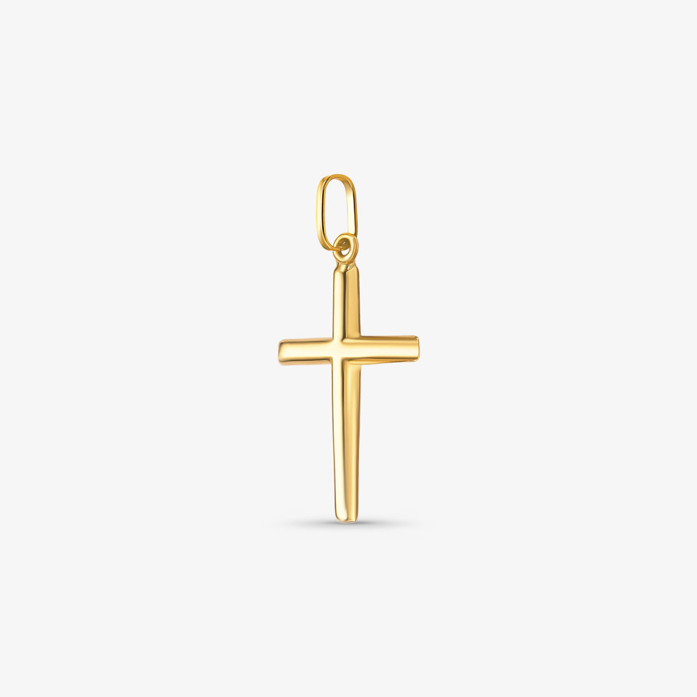 Pingente Cruz Pequena em Ouro Amarelo 18K