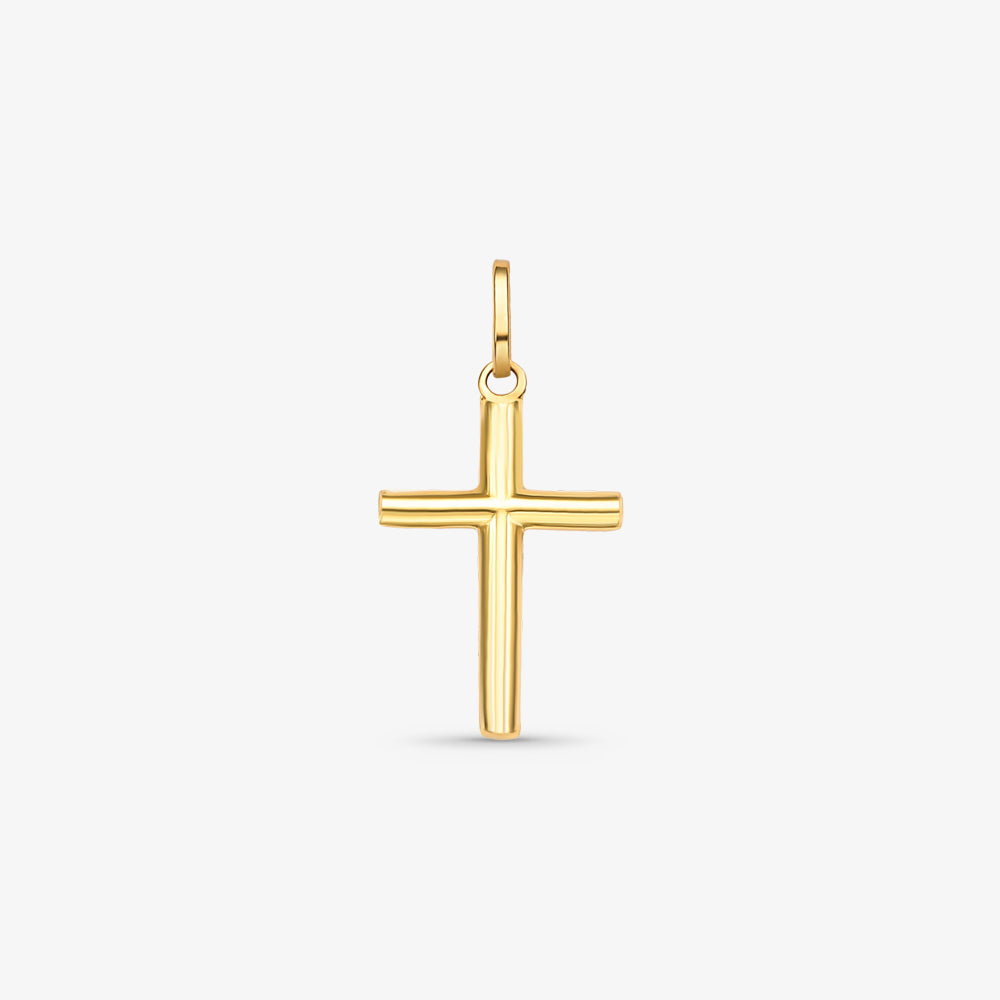 Pingente Cruz Pequena em Ouro Amarelo 18K