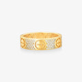 Anel CT Trabalhado em Ouro Amarelo 18K
