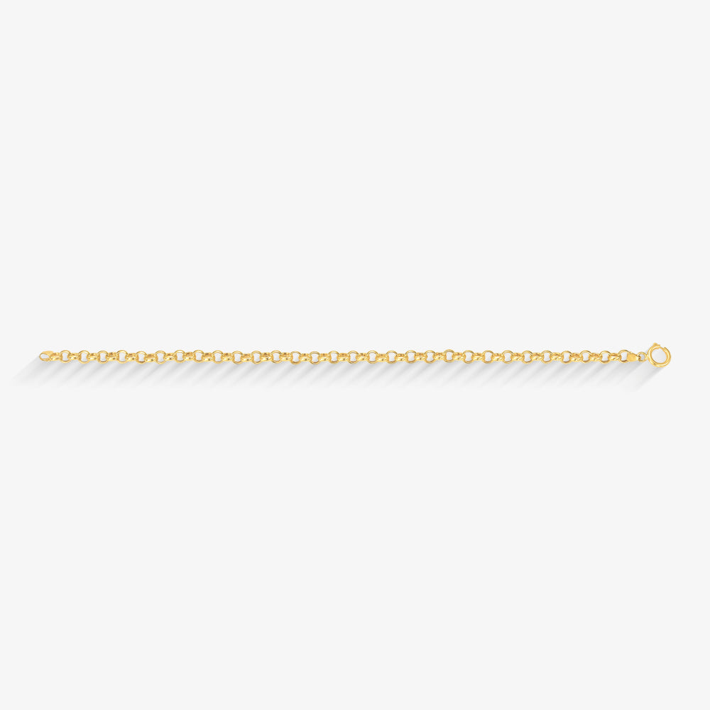 Pulseira Elo Português em Ouro Amarelo 18K, 18cm
