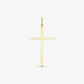 Pingente Cruz Fina em Ouro Amarelo 18K