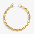 Pulseira Cartier Cadeado Oca em Ouro Amarelo 18K, 23cm