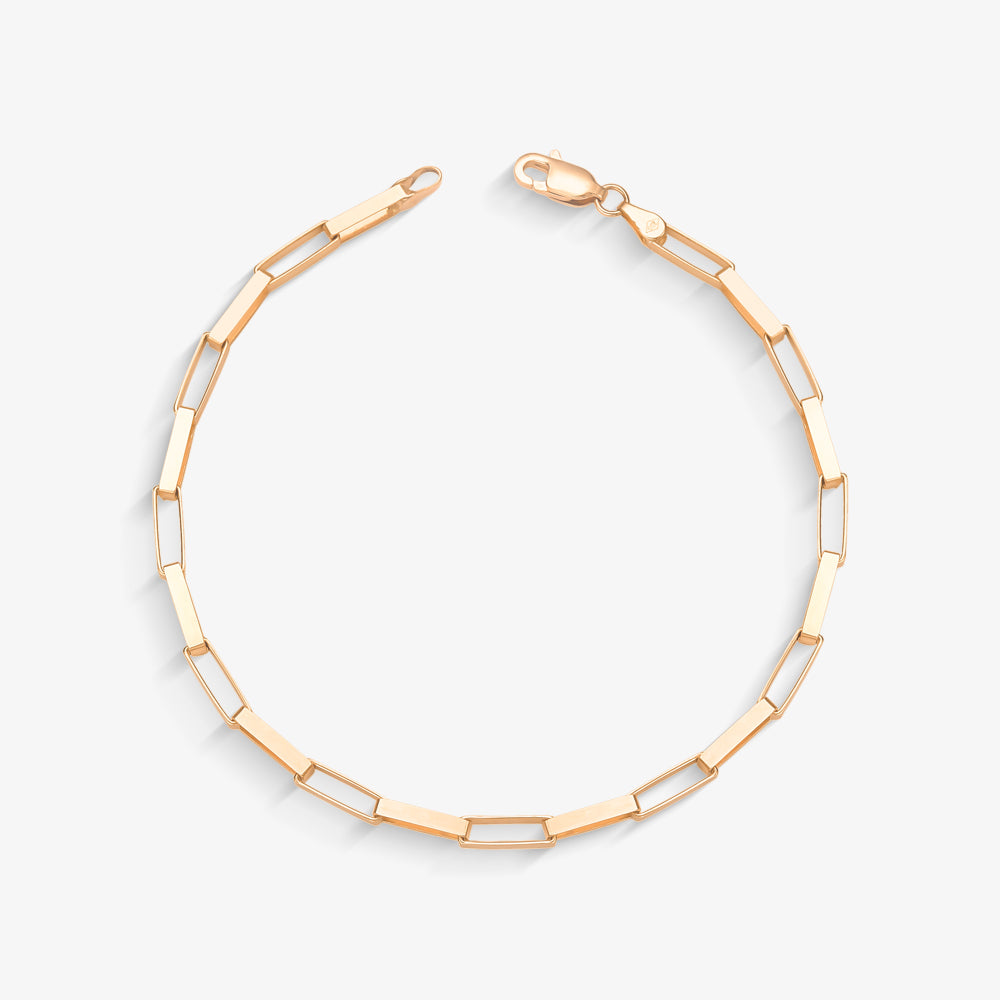 Pulseira Cartier Caixa 19cm 3mm Ouro Amarelo 18K750