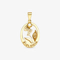 Pingente Formatura Biologia em Ouro Amarelo 18K