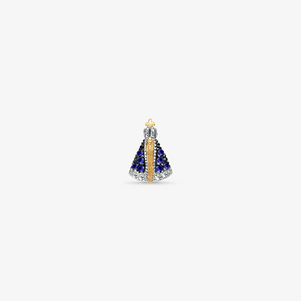 Pingente N.Sra Aparecida Mini em Ouro Amarelo 18K