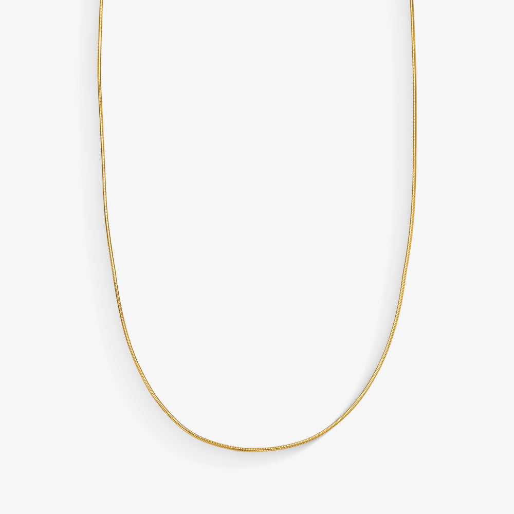Corrente Rabo de Rato em Ouro Amarelo 18K, 40cm