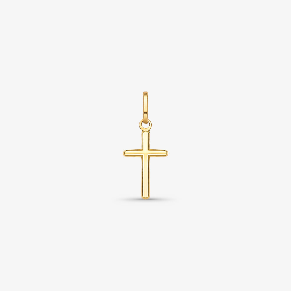 Pingente Cruz I em Ouro Amarelo 18K