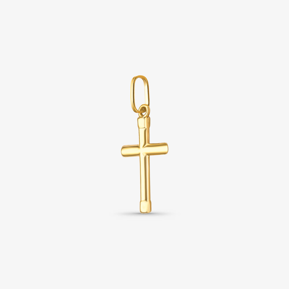 Pingente Cruz II em Ouro Amarelo 18K