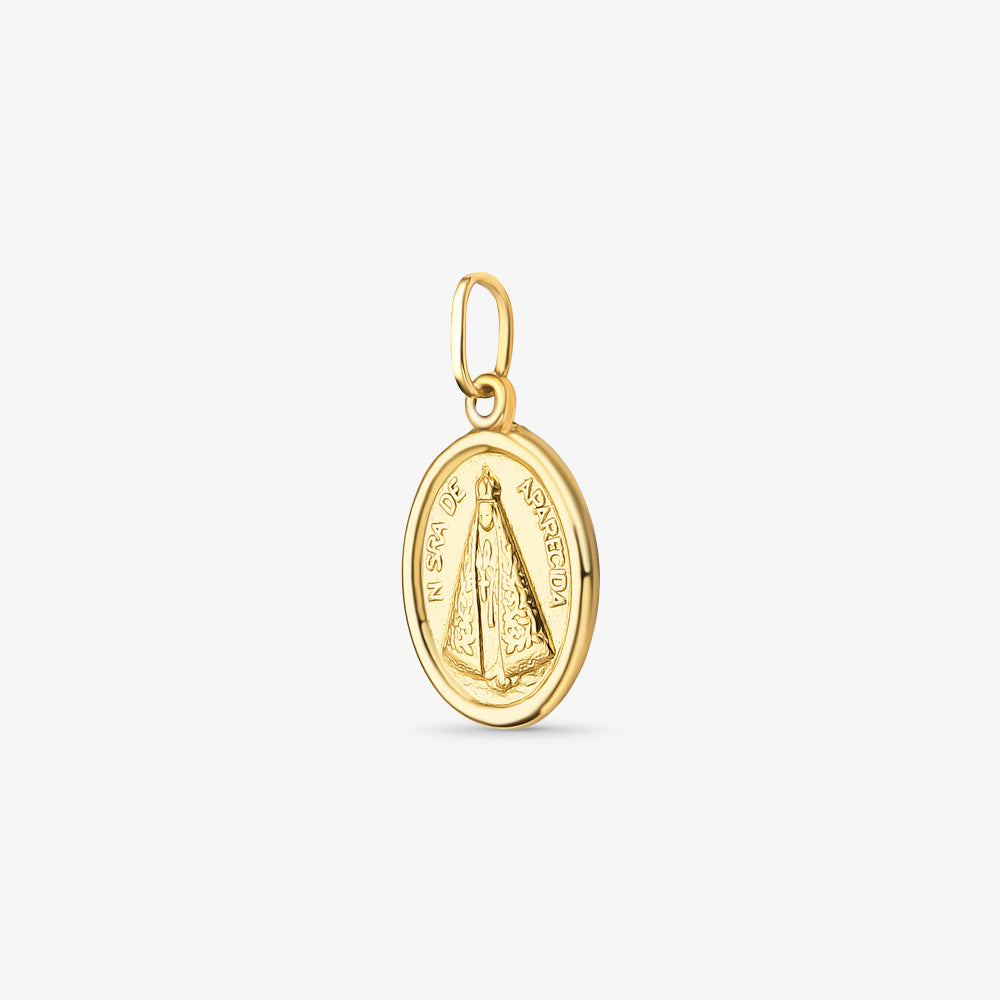 Pingente N.Sra Aparecida em Ouro Amarelo 18K