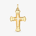 Pingente Cruz III em Ouro Amarelo 18K
