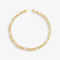 Pulseira Grumet 3x1 em Ouro Amarelo 18K, 20cm