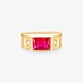 Anel Masculino Secreto em Ouro Amarelo 18K
