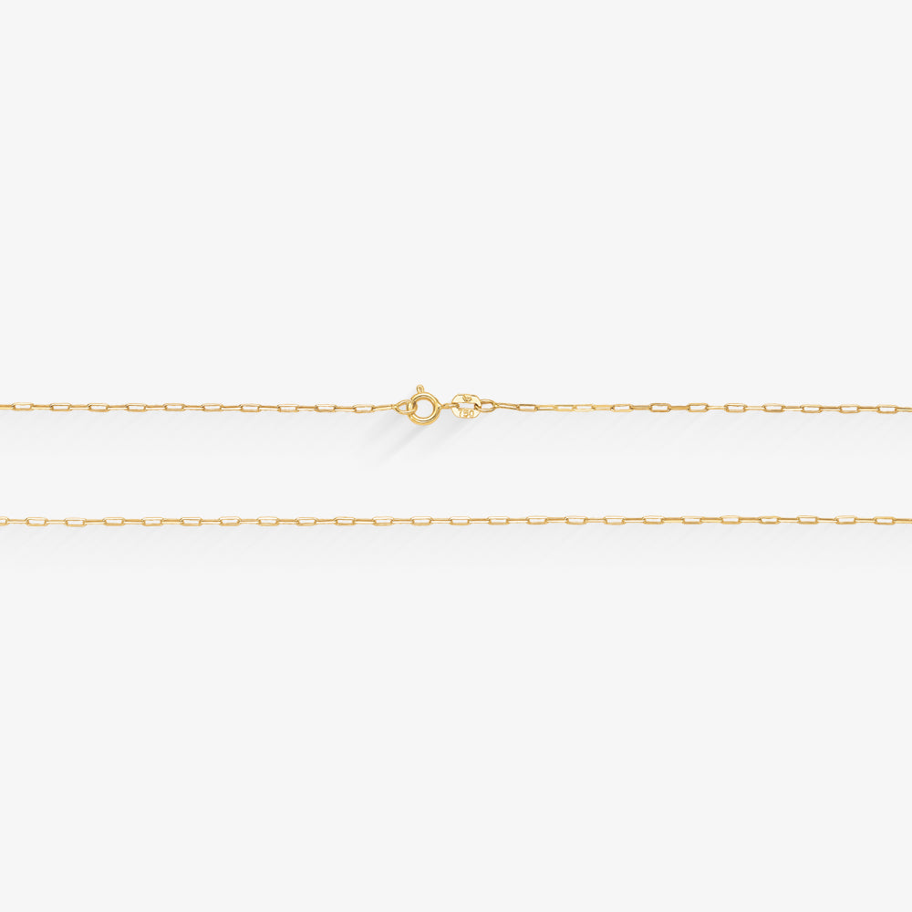 Corrente Cartier Alongada em Ouro Amarelo 18K, 50cm
