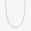 Corrente Grumet Fininha em Ouro Amarelo 18K, 45cm