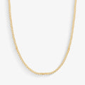 Corrente Grumet Laminada em Ouro Amarelo 18K, 45cm