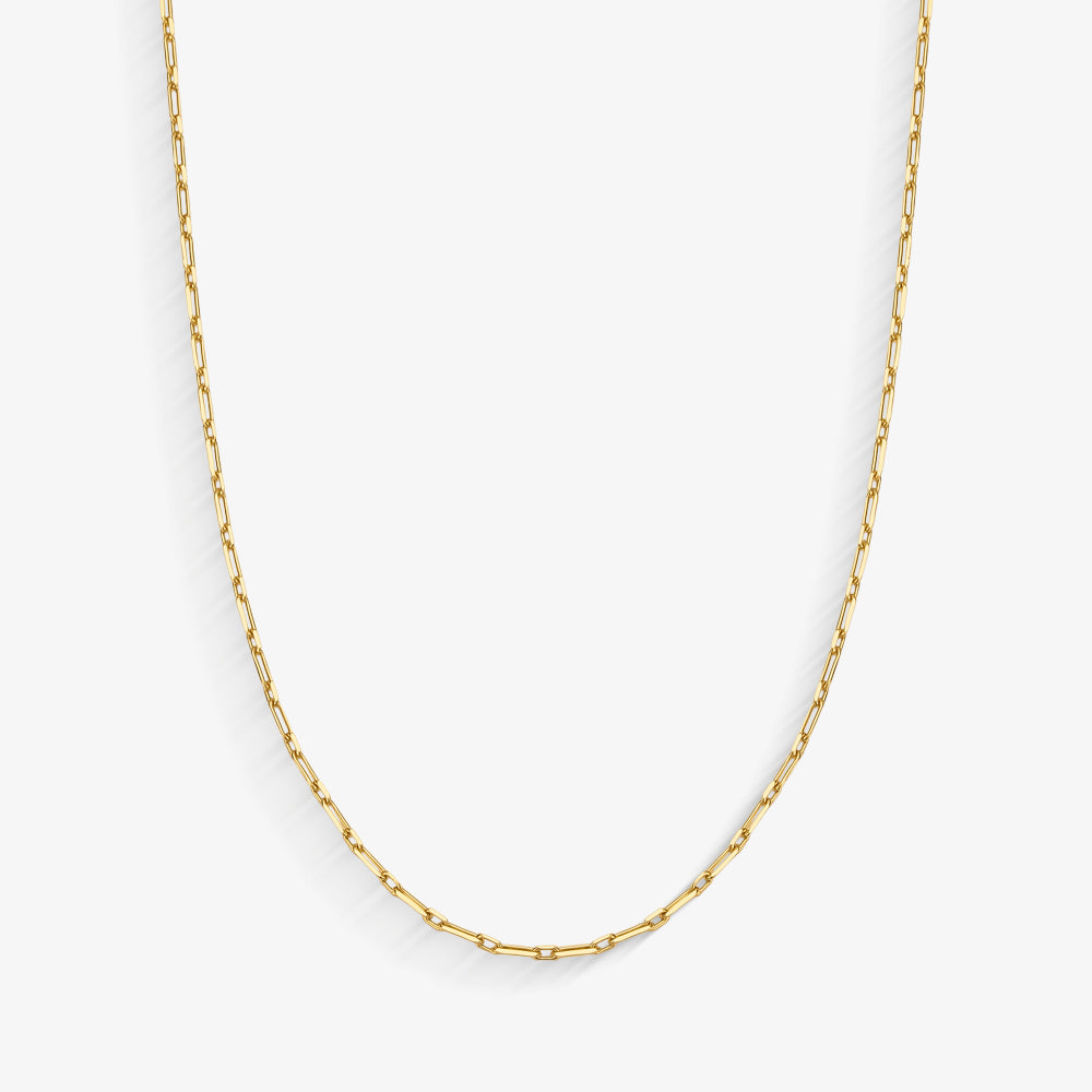 Corrente Cartier Cadeado 1x1 em Ouro Amarelo 18K, 70cm